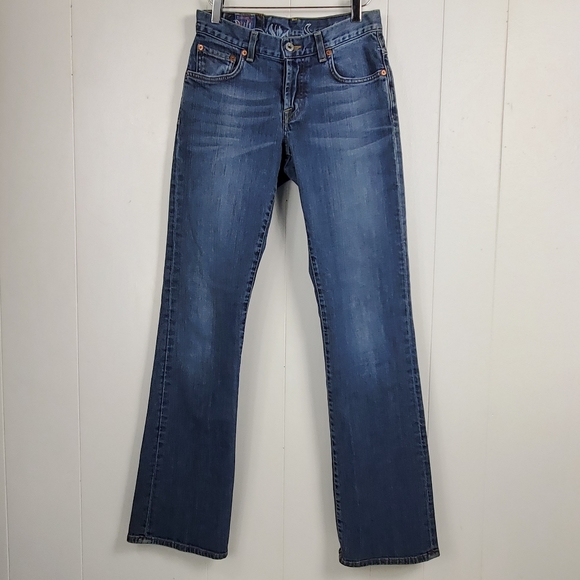 Lucky Brand Denim - Lucky Brand Easy Rider bootcut embroidered jeans